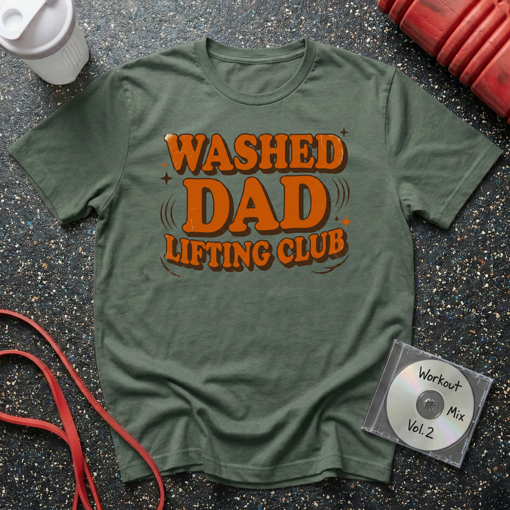 Washed Dad Lifting Club (Groovy) T-Shirt