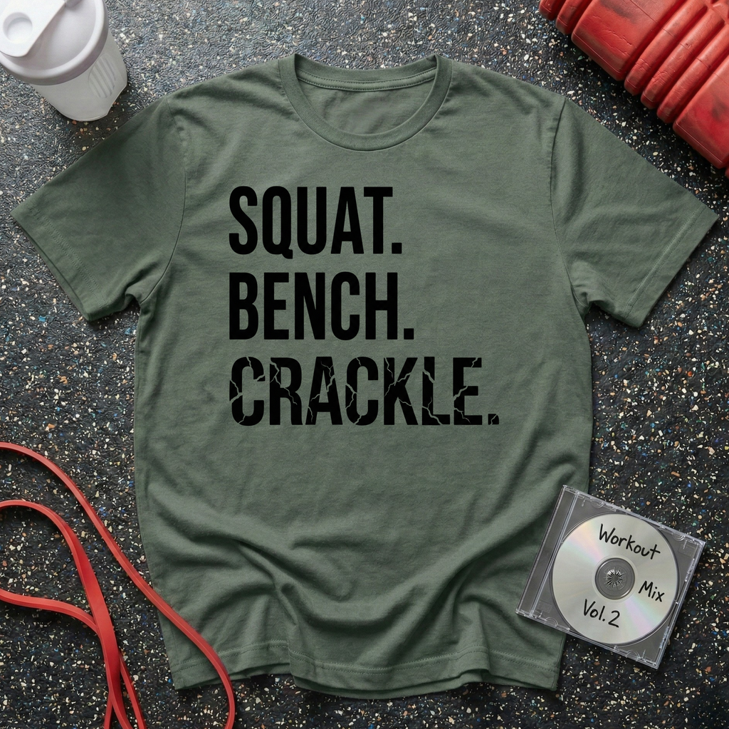 Squat Bench Crackle T-Shirt