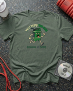 Running on Fumes Cartoon T-Shirt