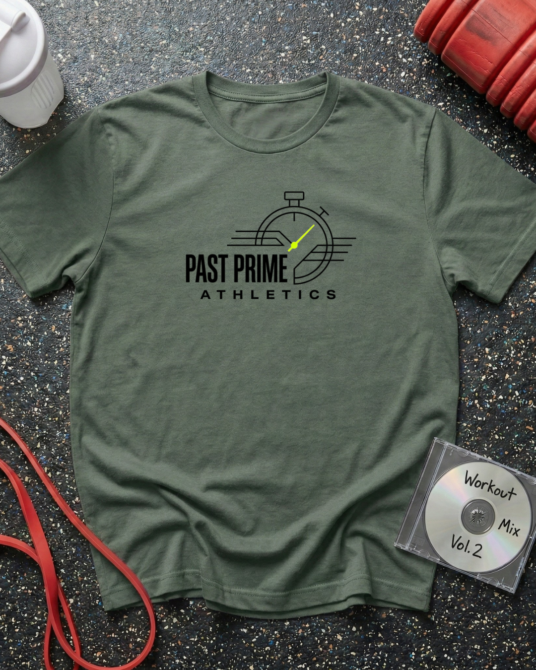 Past Prime Athletics (Stopwatch) T-Shirt