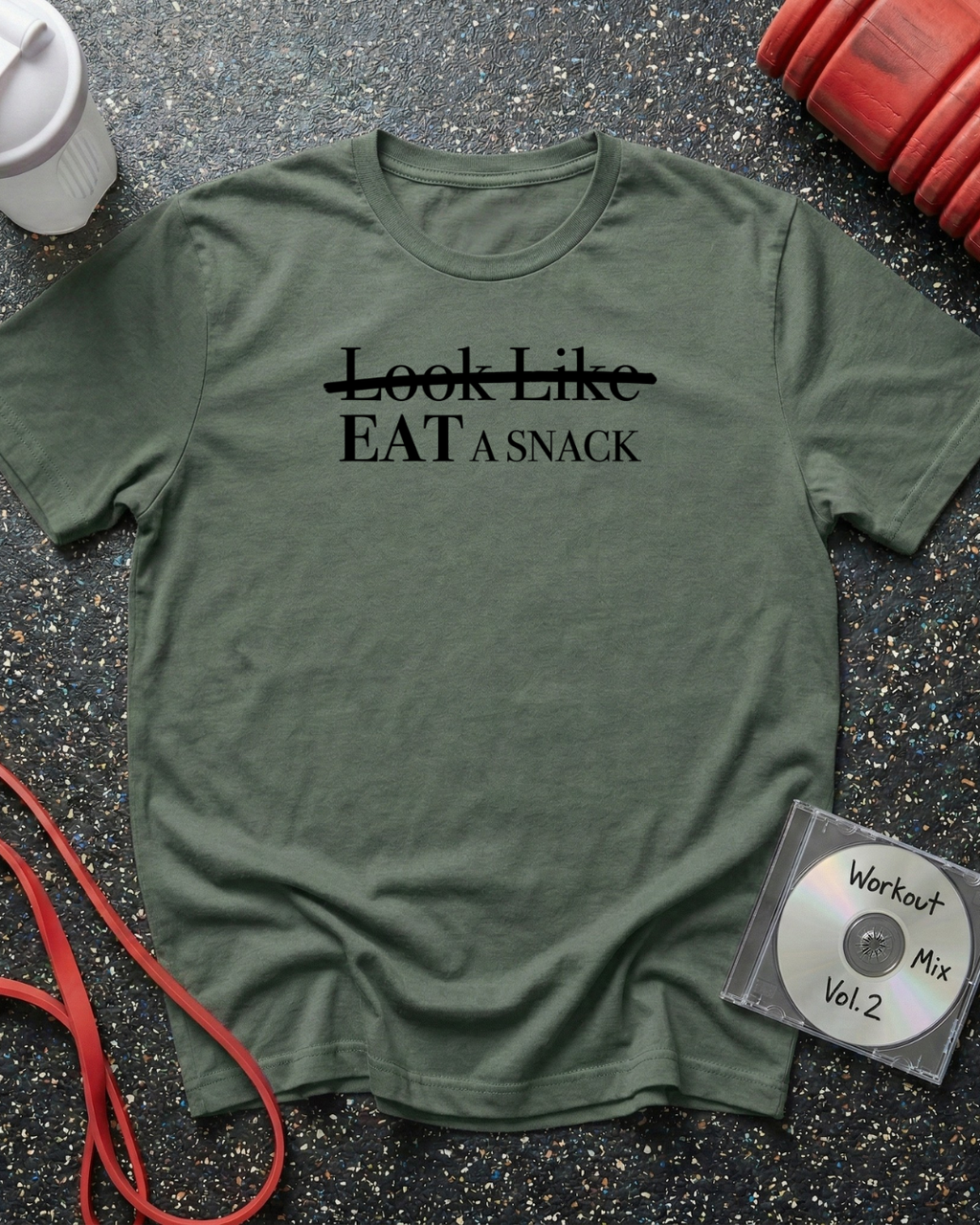 Eat A Snack (Marker Cross Out) T-Shirt
