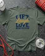 Lift Laugh Love Faded T-Shirt