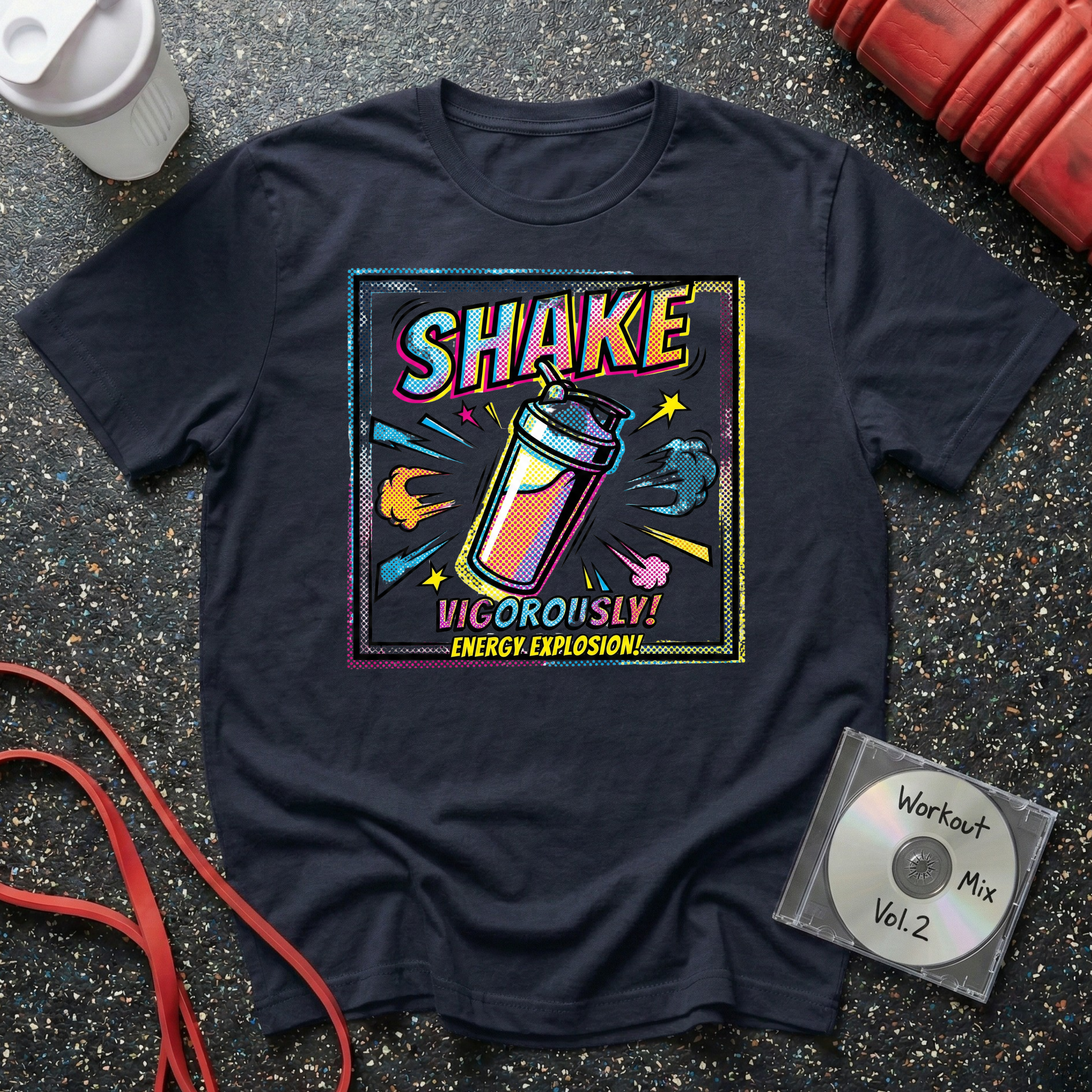 Wake and Shake Pop Art T-Shirt