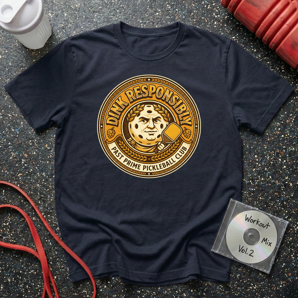 Dink Responsibly Ceaser Badge T-Shirt