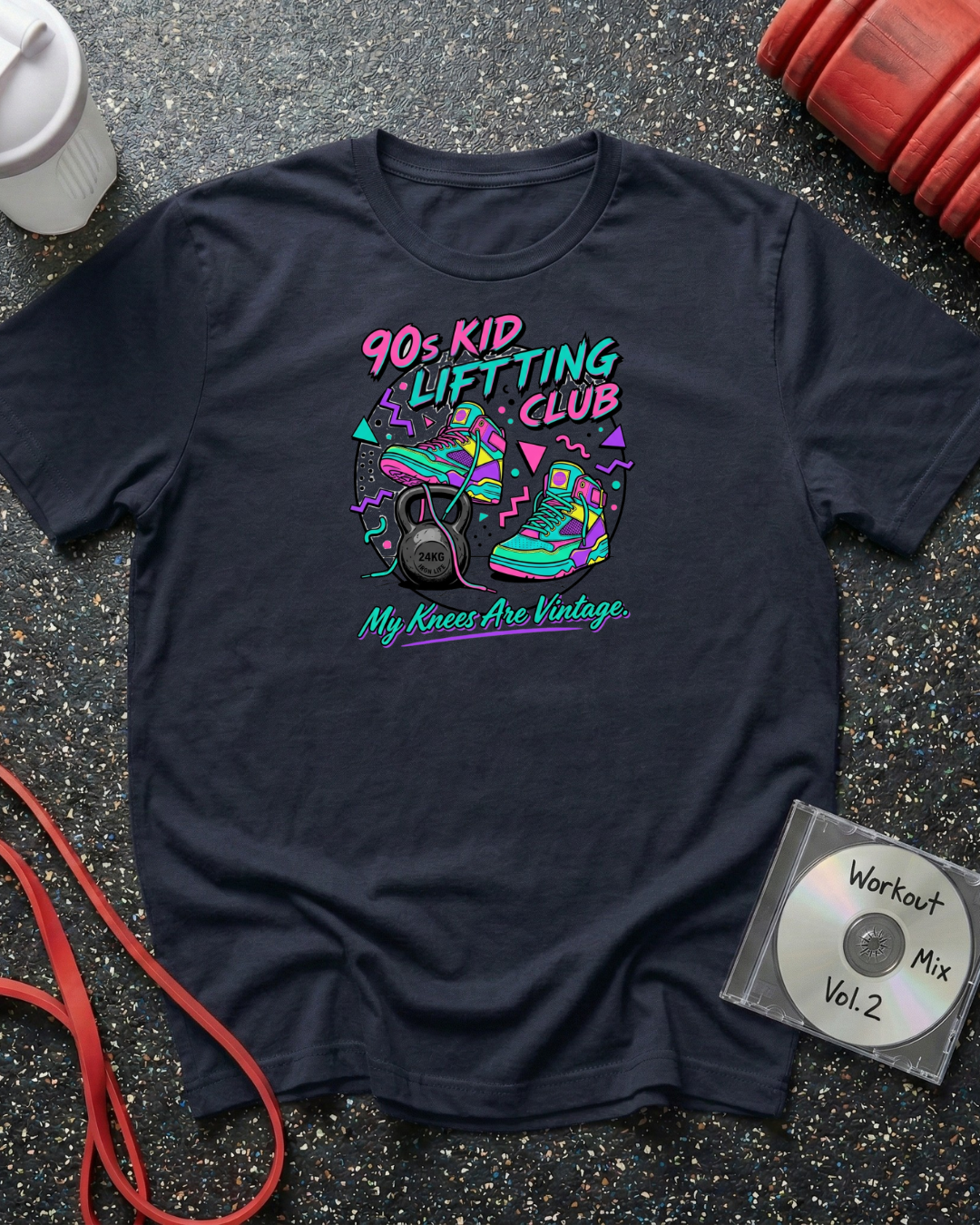 90s Kid Lifting (Kettlebell) T-Shirt