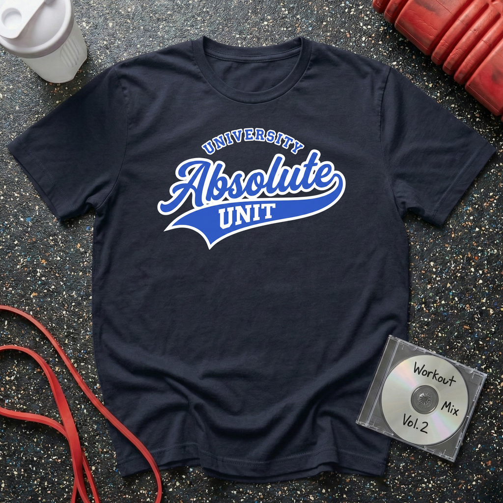 Absolute Unit Vintage Text T-Shirt