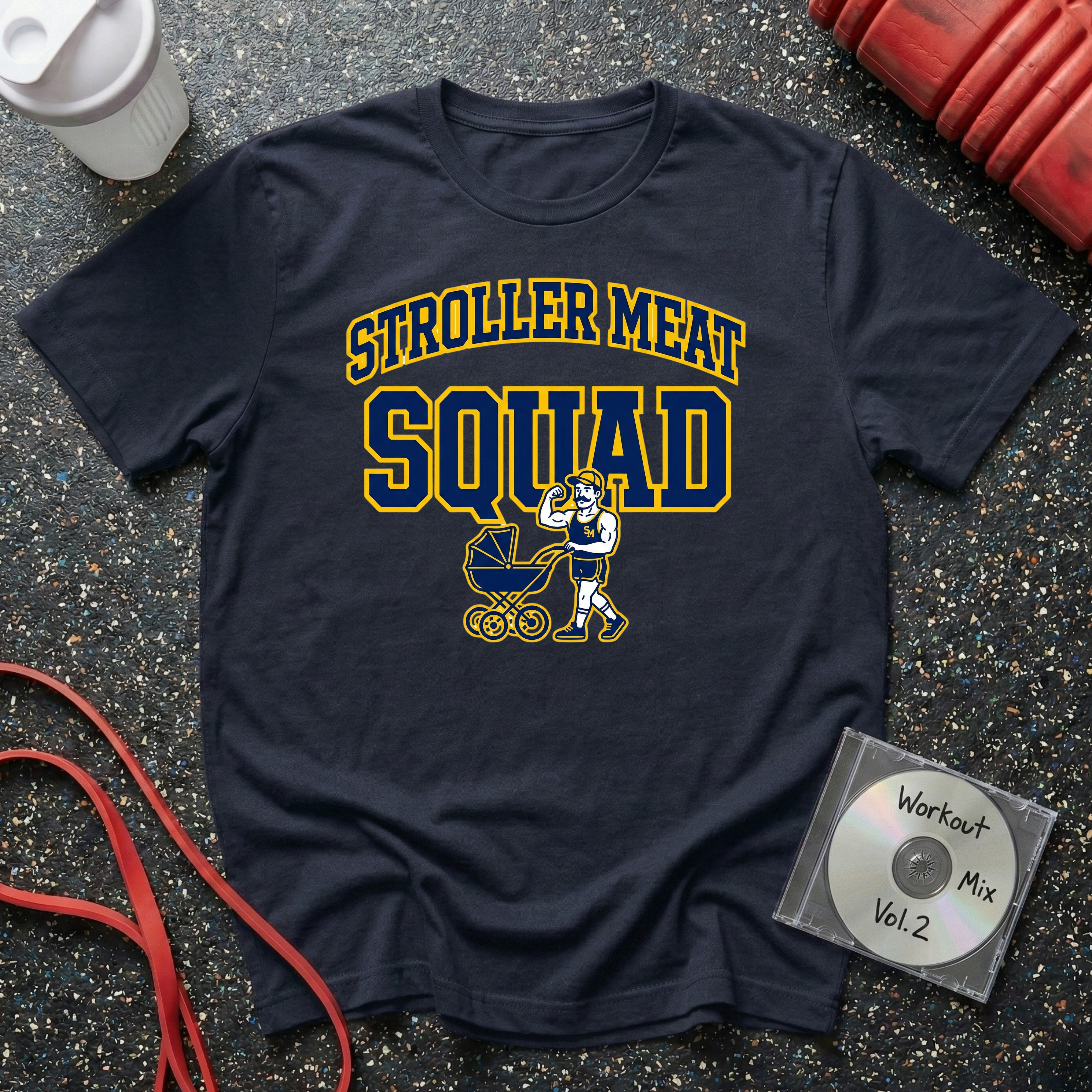 Stroller Meat Squad Vintage with Graphic T-Shirt