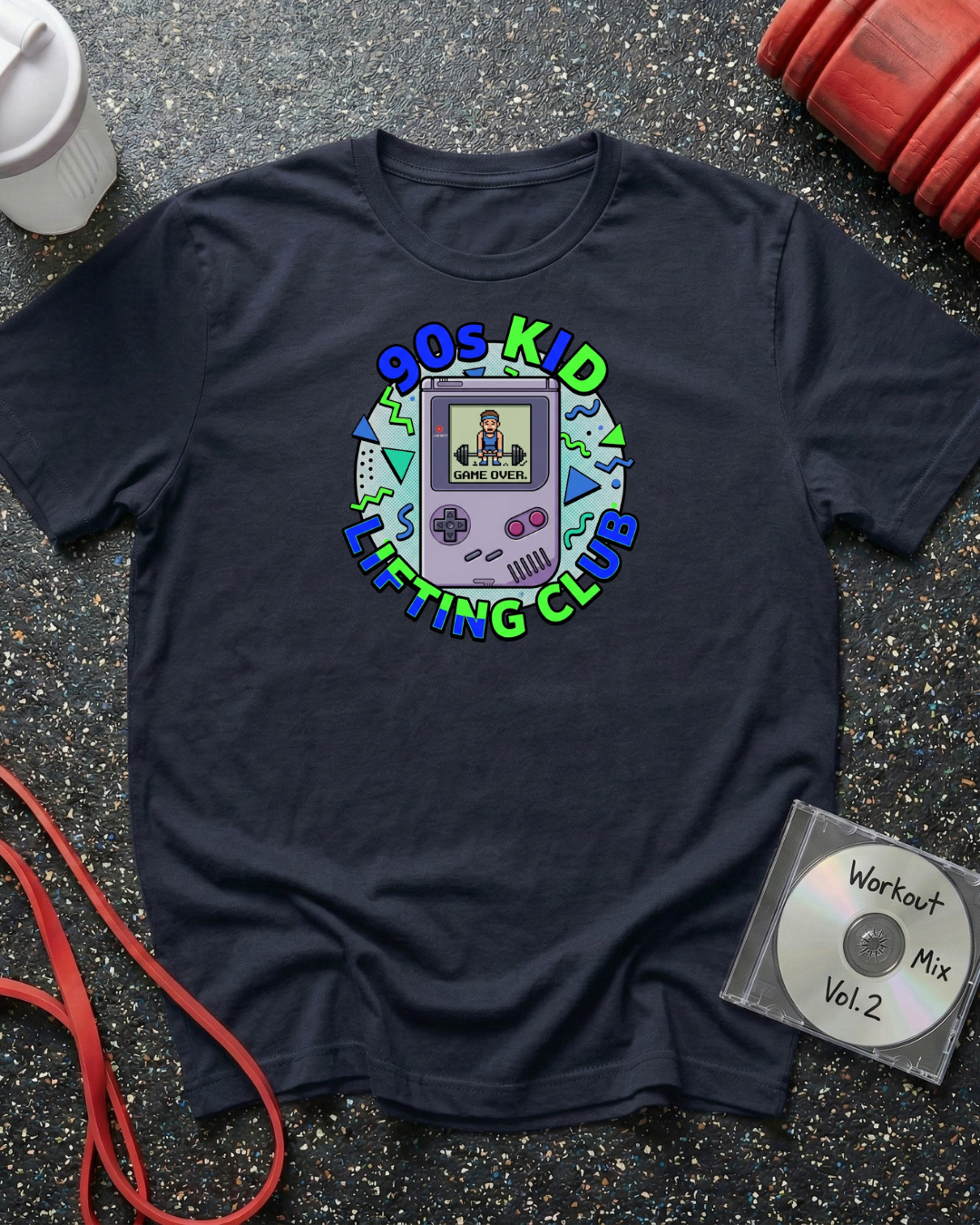 90s Kid Lifting (Game) T-Shirt