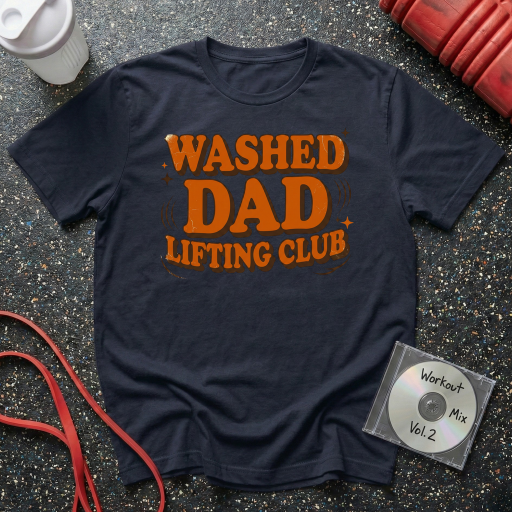 Washed Dad Lifting Club (Groovy) T-Shirt