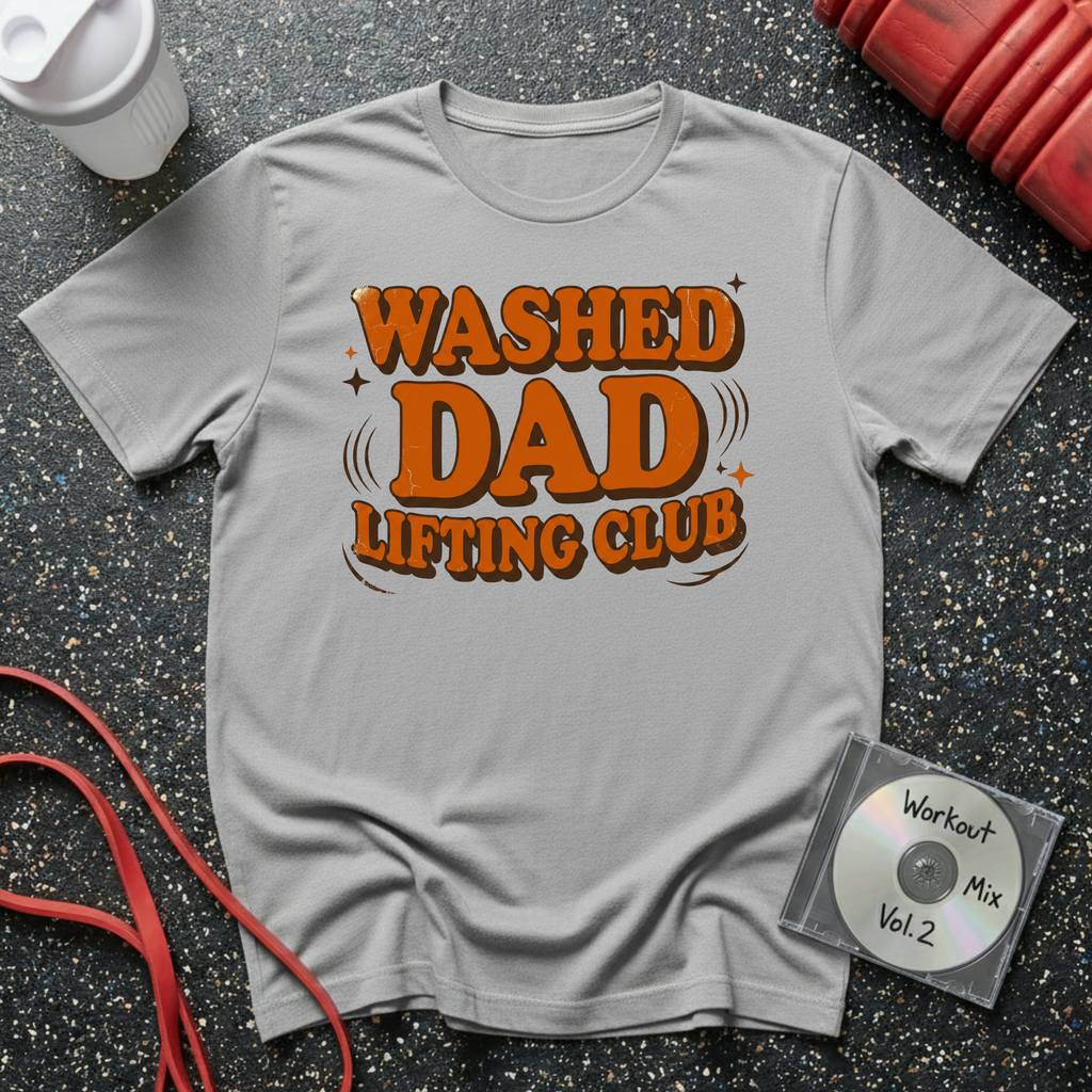 Washed Dad Lifting Club (Groovy) T-Shirt
