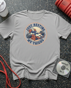 Resting My Thighs (Barbell) T-Shirt