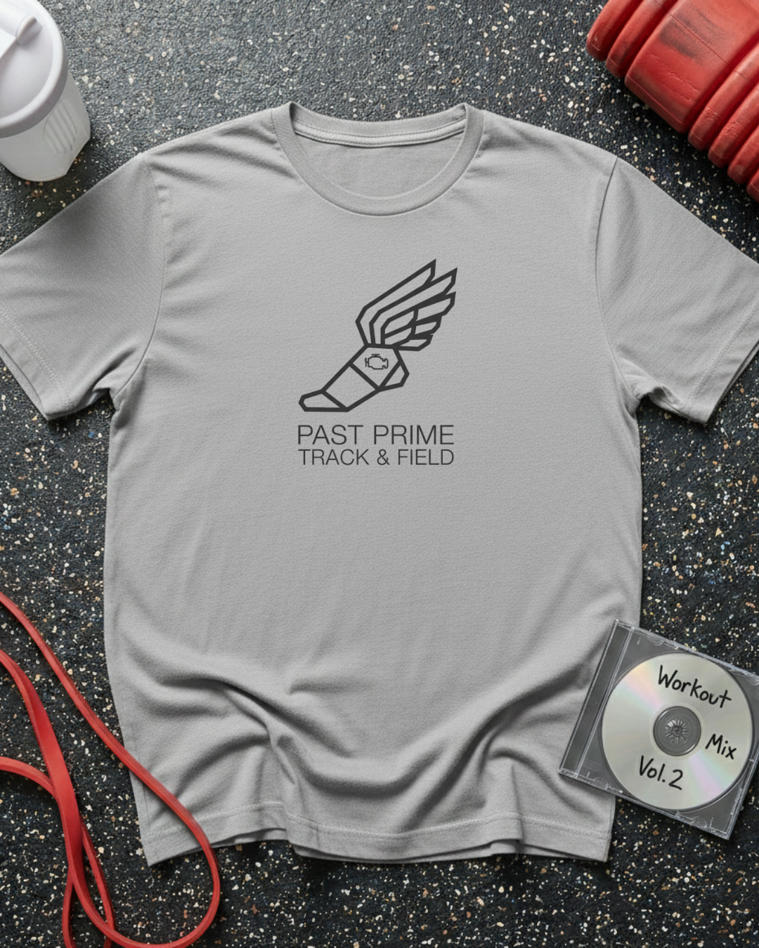 Past Prime Track & Field (Vector) T-Shirt