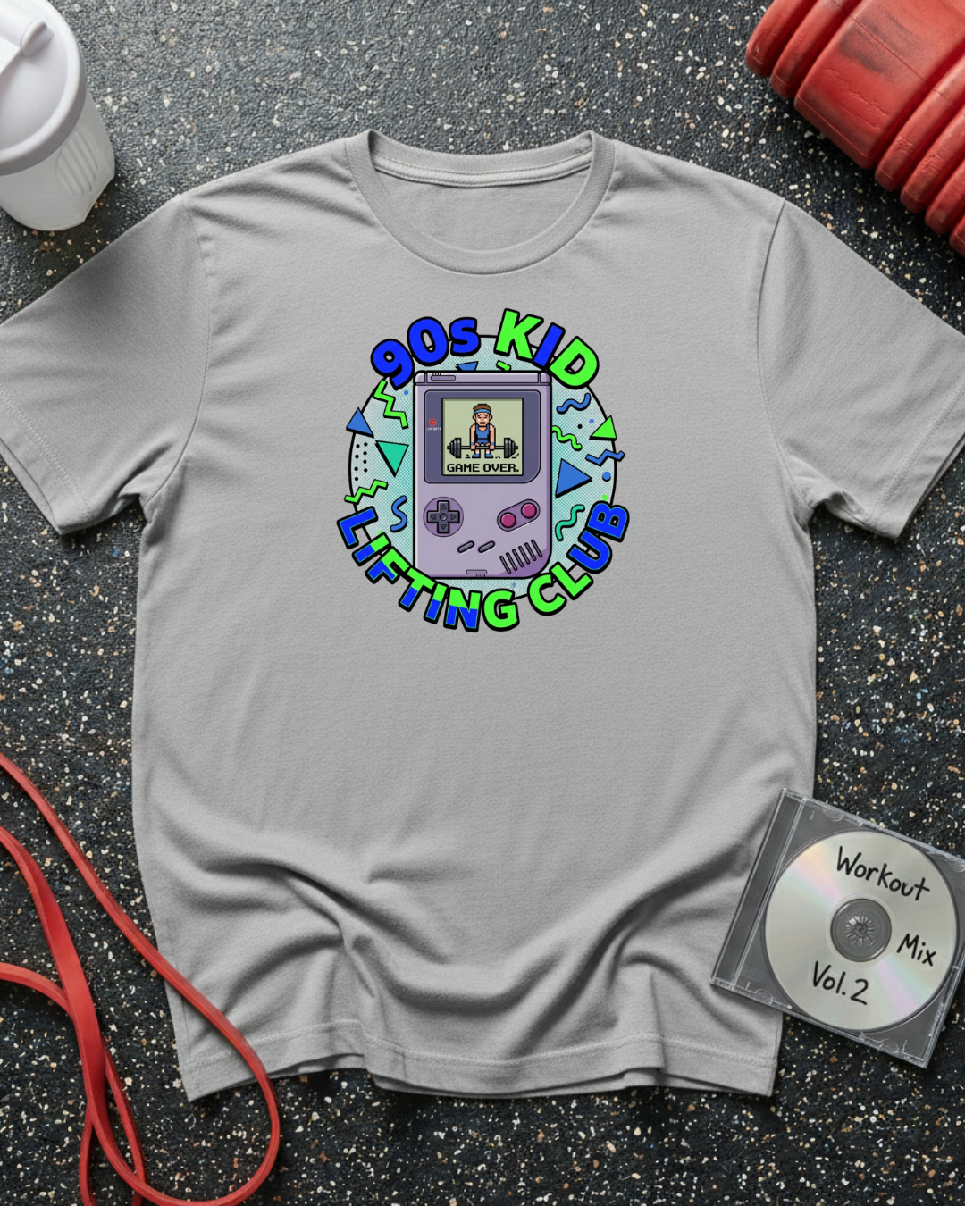 90s Kid Lifting (Game) T-Shirt
