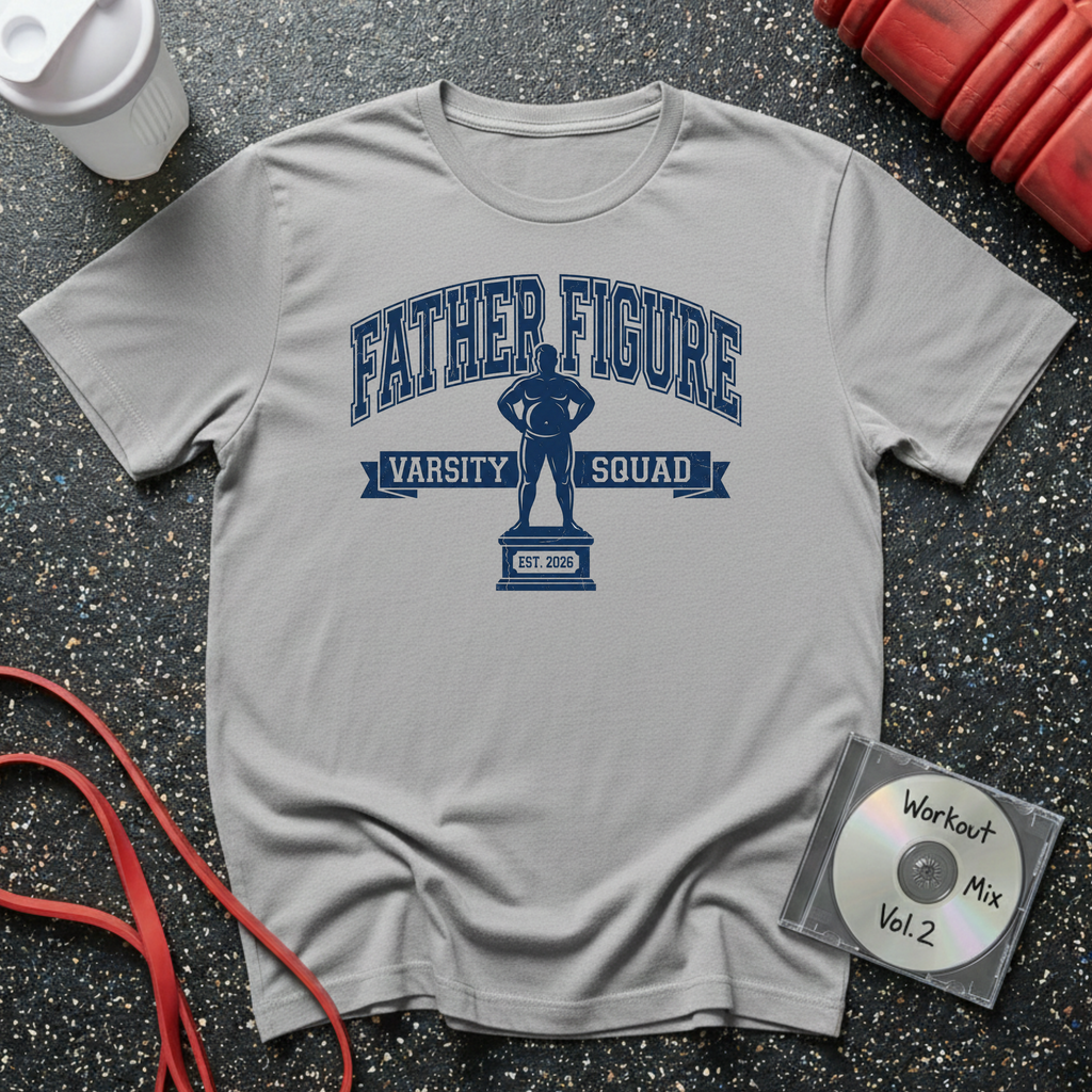 Father Figure Varsity Trophy T-Shirt