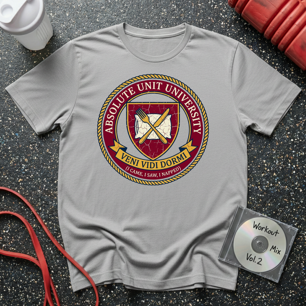 Absolute Unit University I Came I Saw I Napped T-Shirt