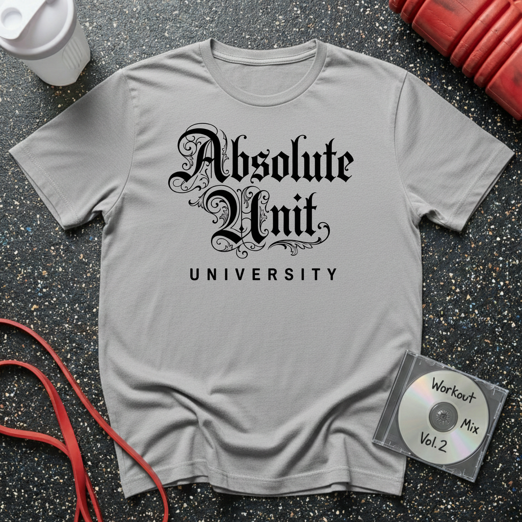 Absolute Unit University Script T-Shirt