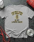Lit Lower Back (Blue & Gold Text) T-Shirt