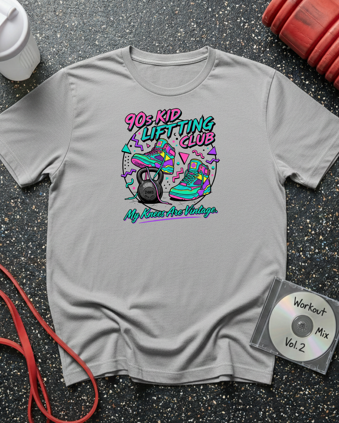 90s Kid Lifting (Kettlebell) T-Shirt
