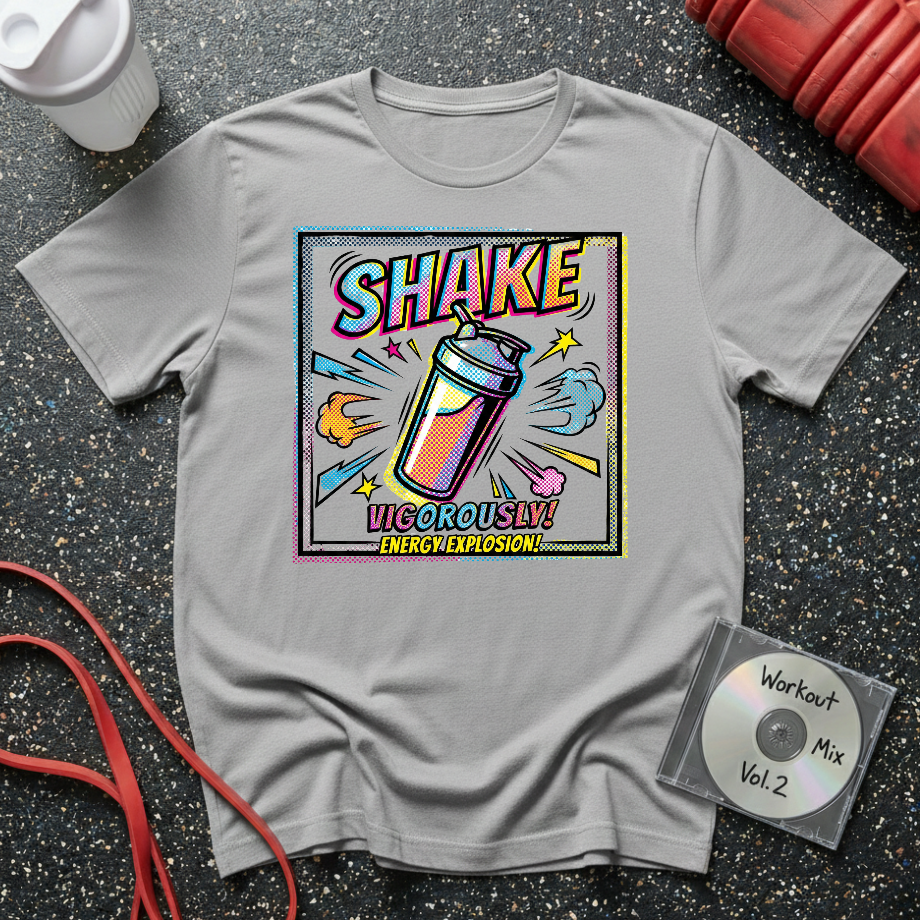 Wake and Shake Pop Art T-Shirt