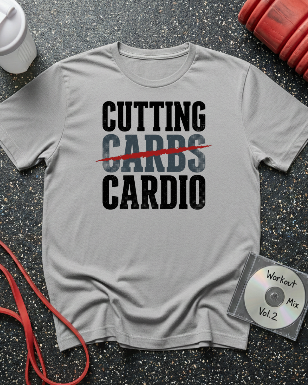 Cutting Cardio (Red Scratch Out) T-Shirt