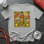Wake and Shake Groovy Brown Green T-Shirt