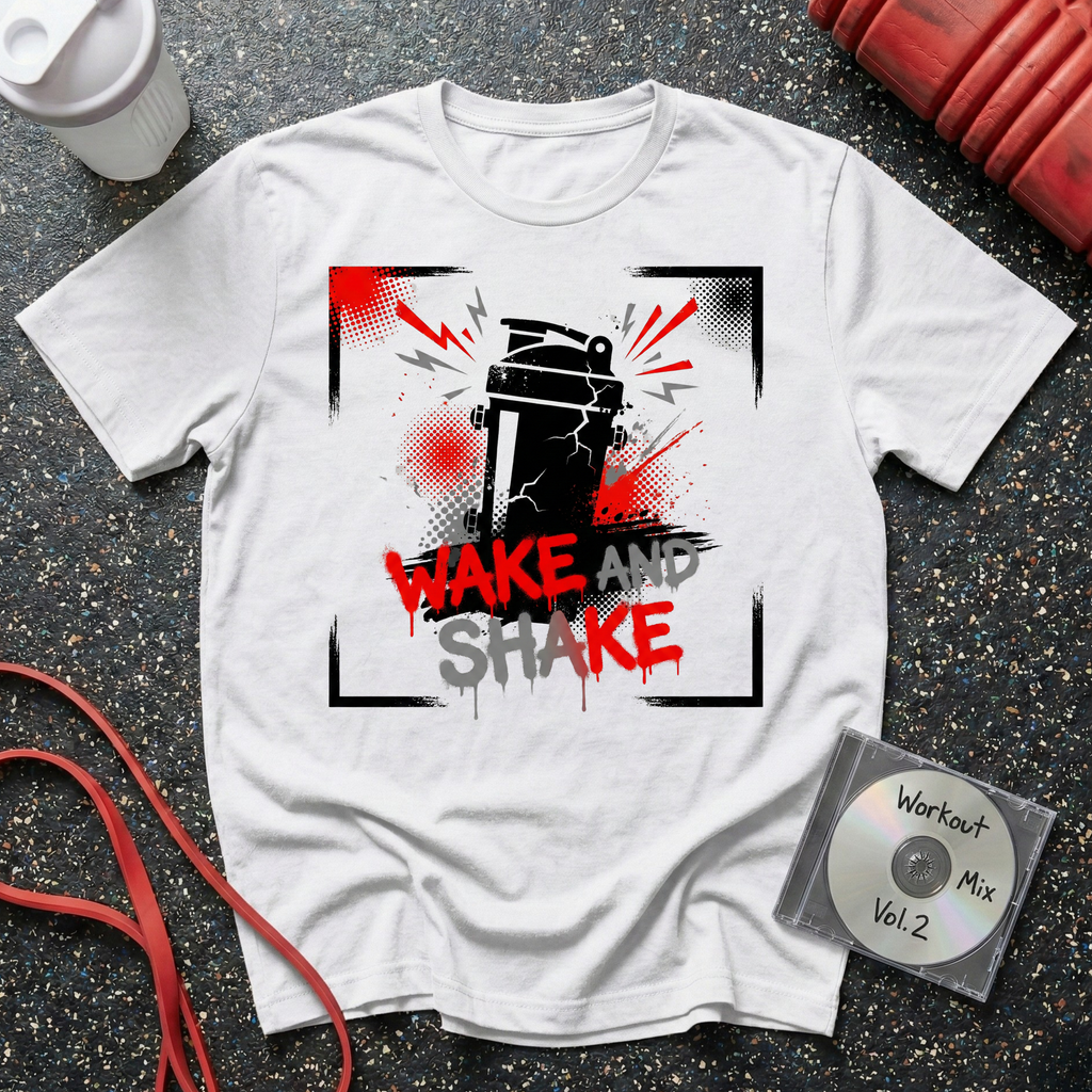 Wake and Shake Graffiti T-Shirt