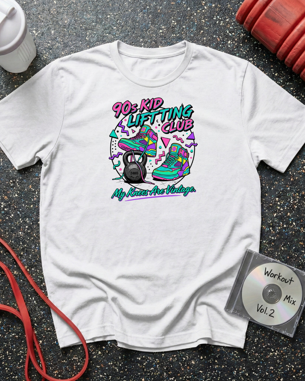 90s Kid Lifting (Kettlebell) T-Shirt