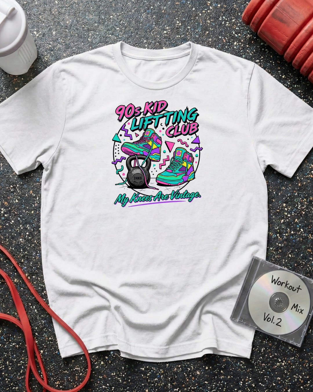 90s Kid Lifting (Kettlebell) T-Shirt