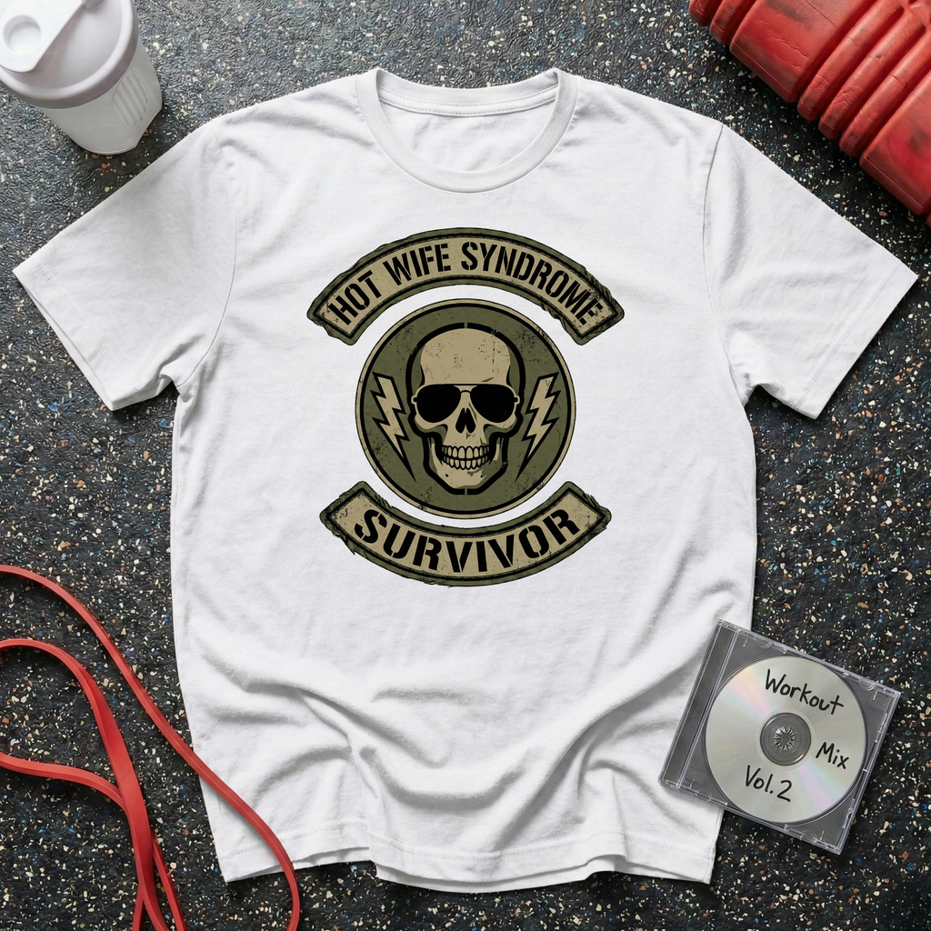 Hot Wife Syndrome Survivor Skull T-Shirt