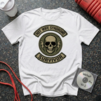 Hot Wife Syndrome Survivor Skull T-Shirt