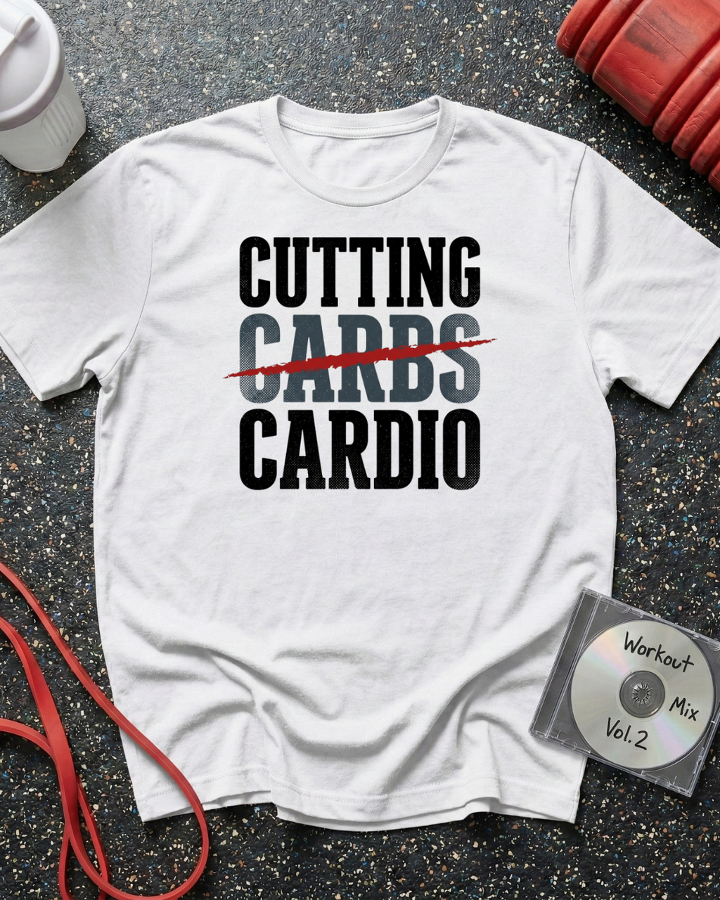 Cutting Cardio (Red Scratch Out) T-Shirt