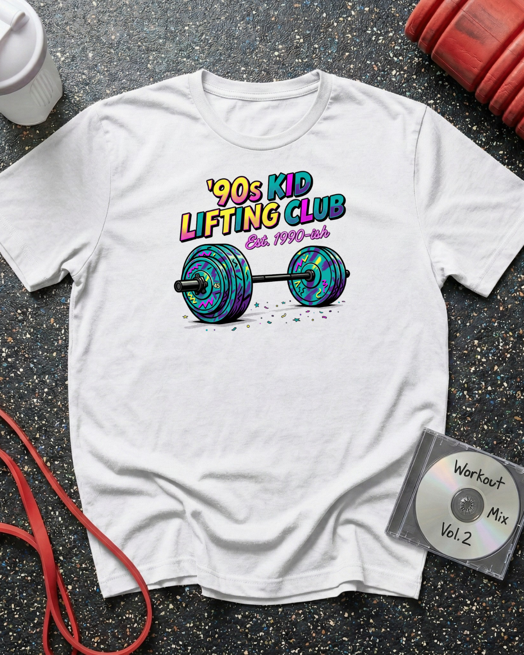90s Kid Lifting (Barbell) T-Shirt