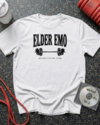 Elder Emo Broken Heart Barbell T-Shirt