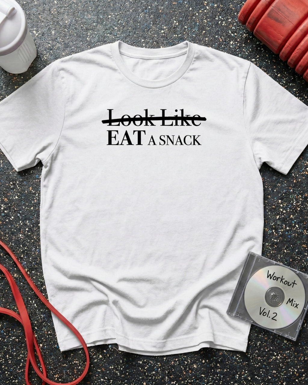 Eat A Snack (Marker Cross Out) T-Shirt