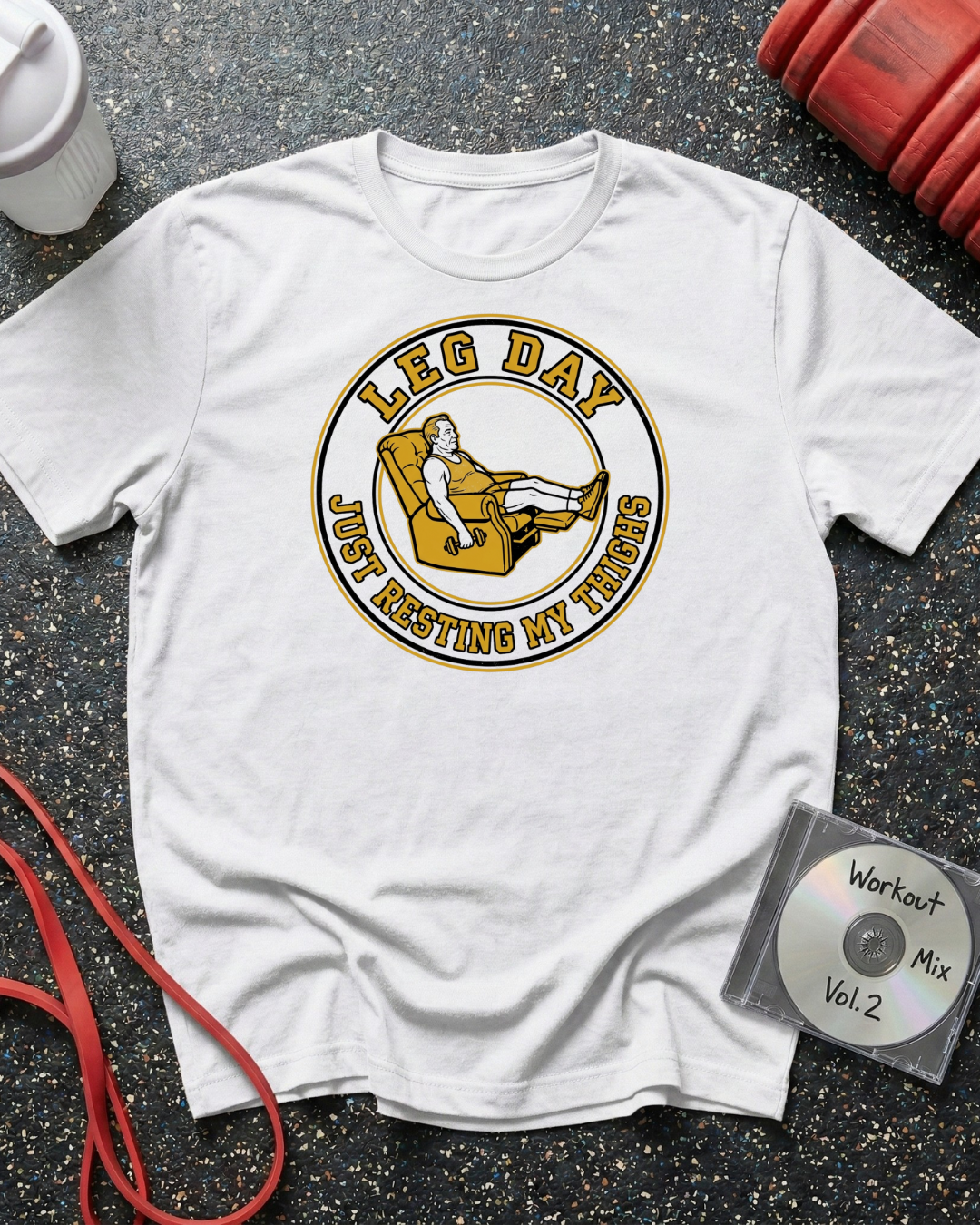 Resting My Thighs (Gold) T-Shirt