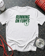 Running on Fumes Text T-Shirt