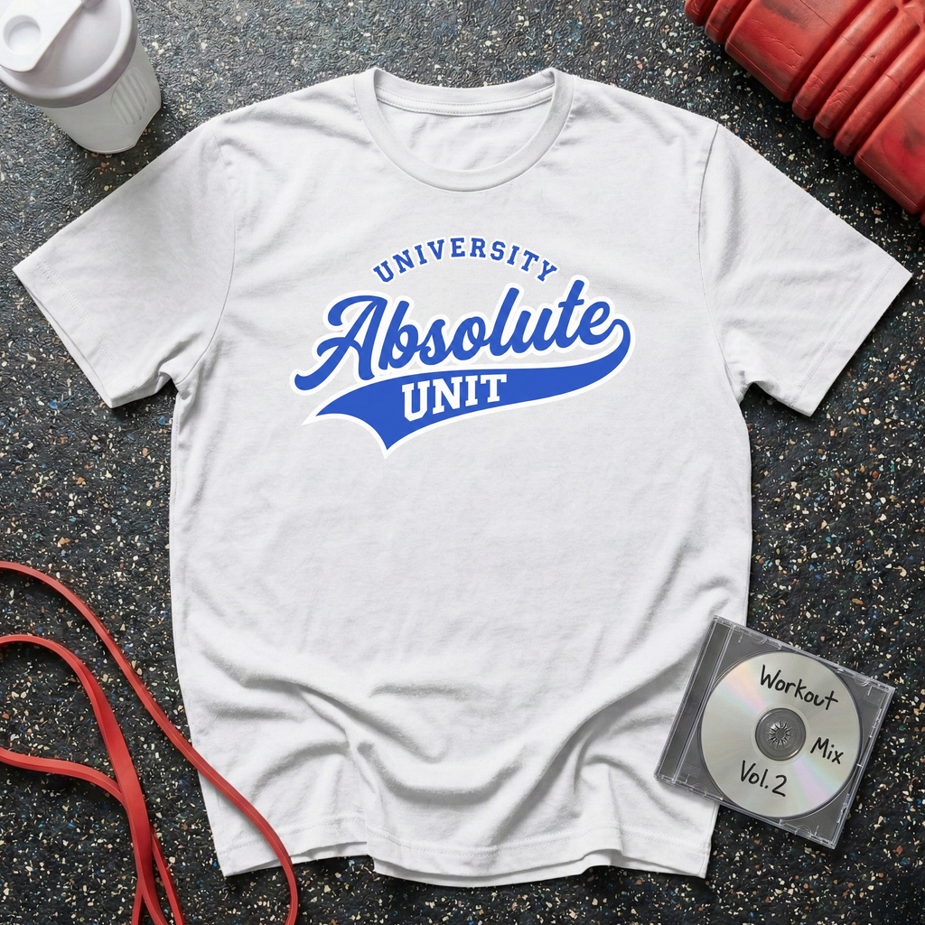 Absolute Unit Vintage Text T-Shirt
