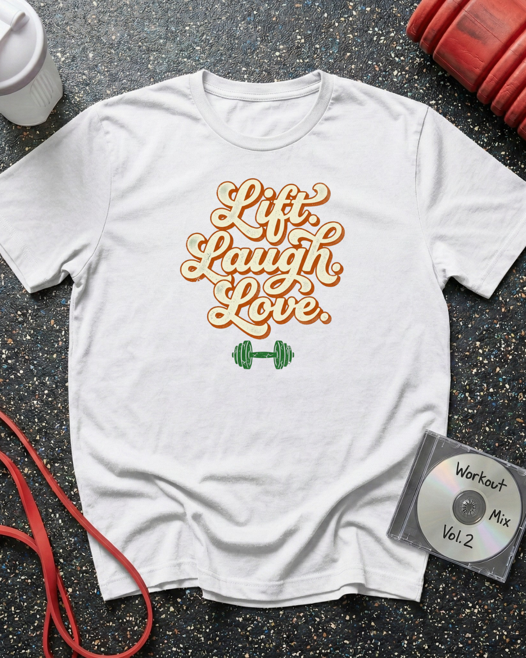 Lift Laugh Love Groovy T-Shirt