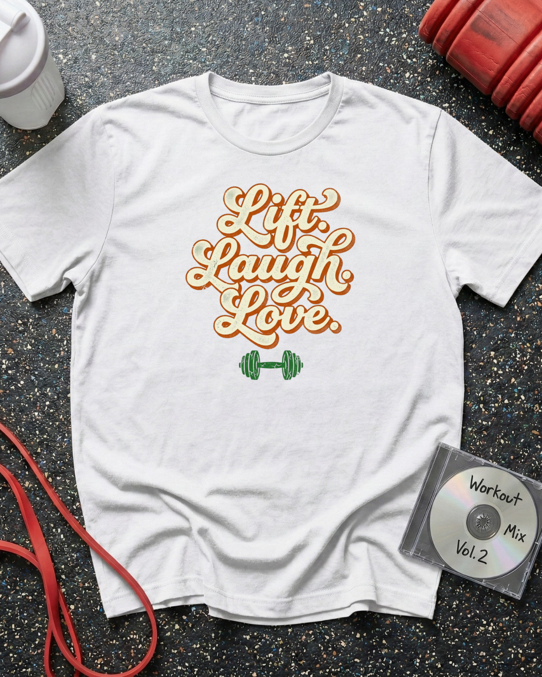Lift Laugh Love Groovy T-Shirt