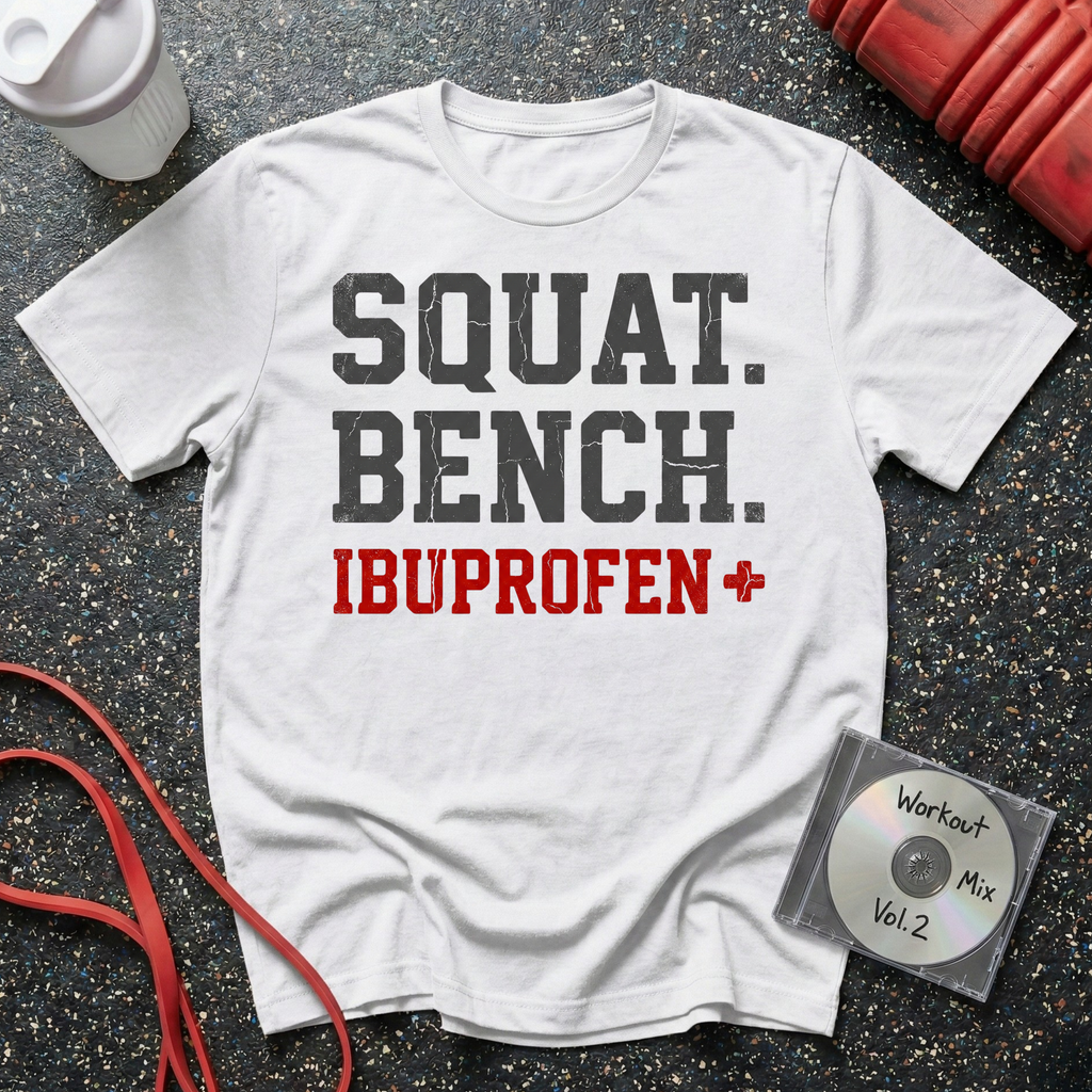 Squat Bench Ibuprofen T-Shirt