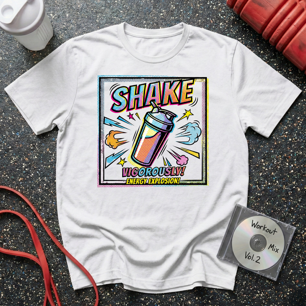 Wake and Shake Pop Art T-Shirt