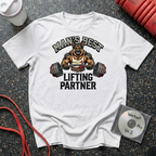 Man's Best Lifting Partner German Shepard T-Shirt