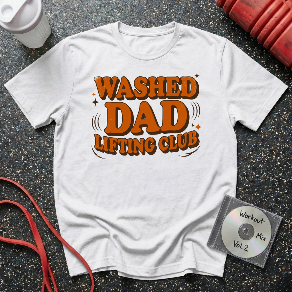 Washed Dad Lifting Club (Groovy) T-Shirt