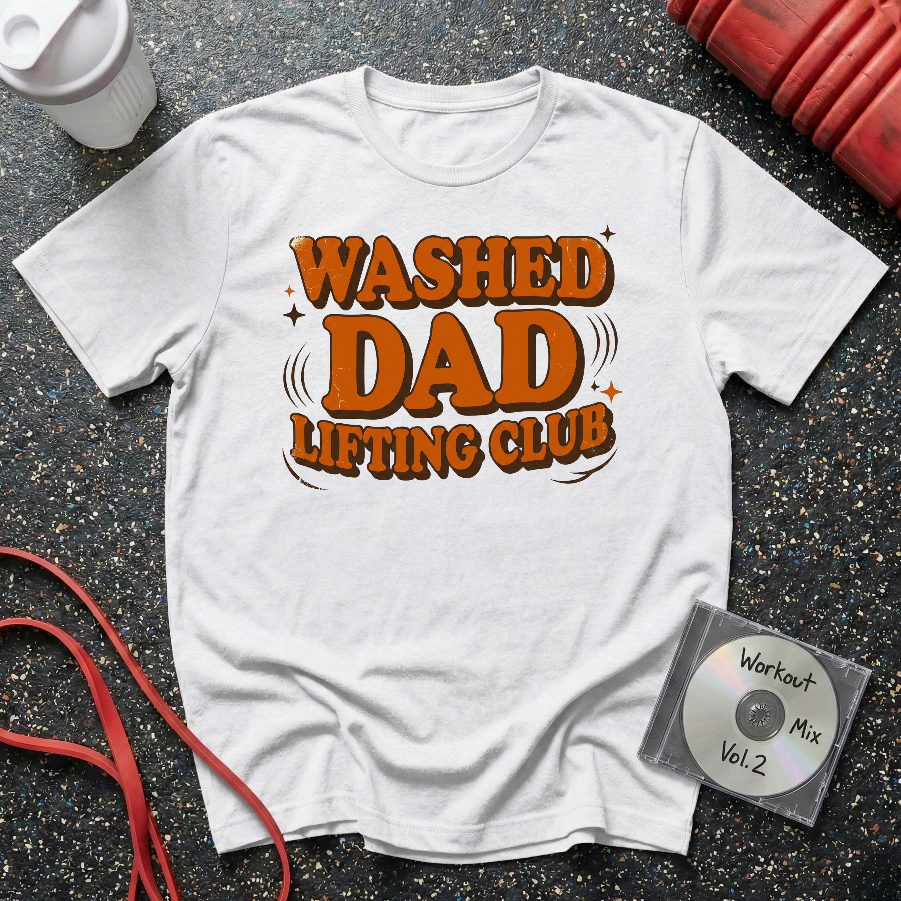 Washed Dad Lifting Club (Groovy) T-Shirt