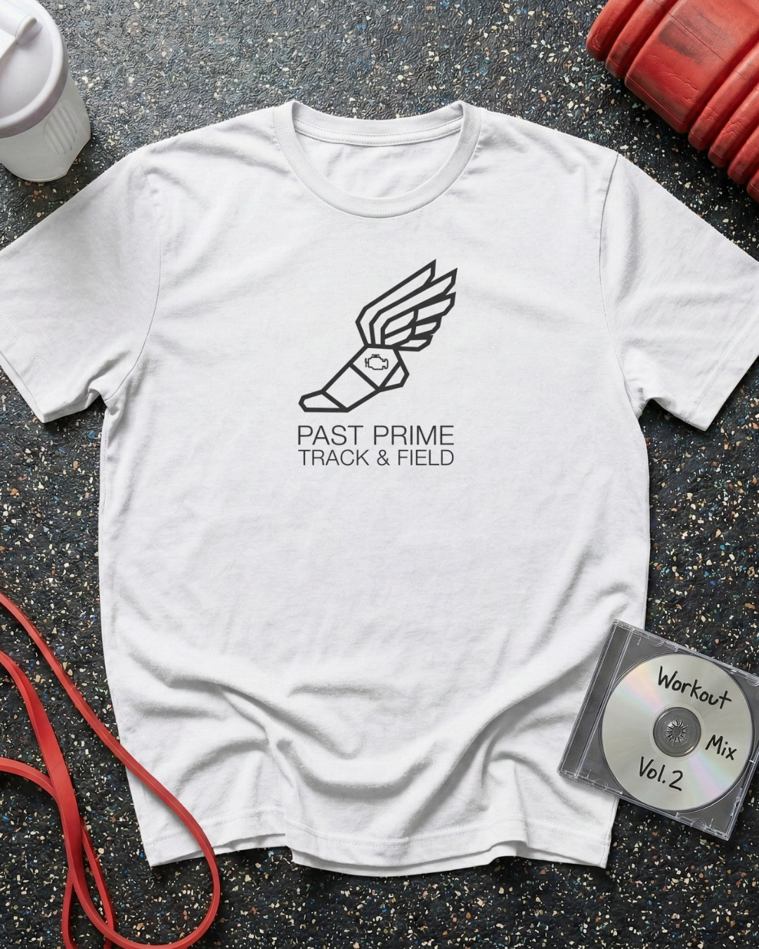 Past Prime Track & Field (Vector) T-Shirt