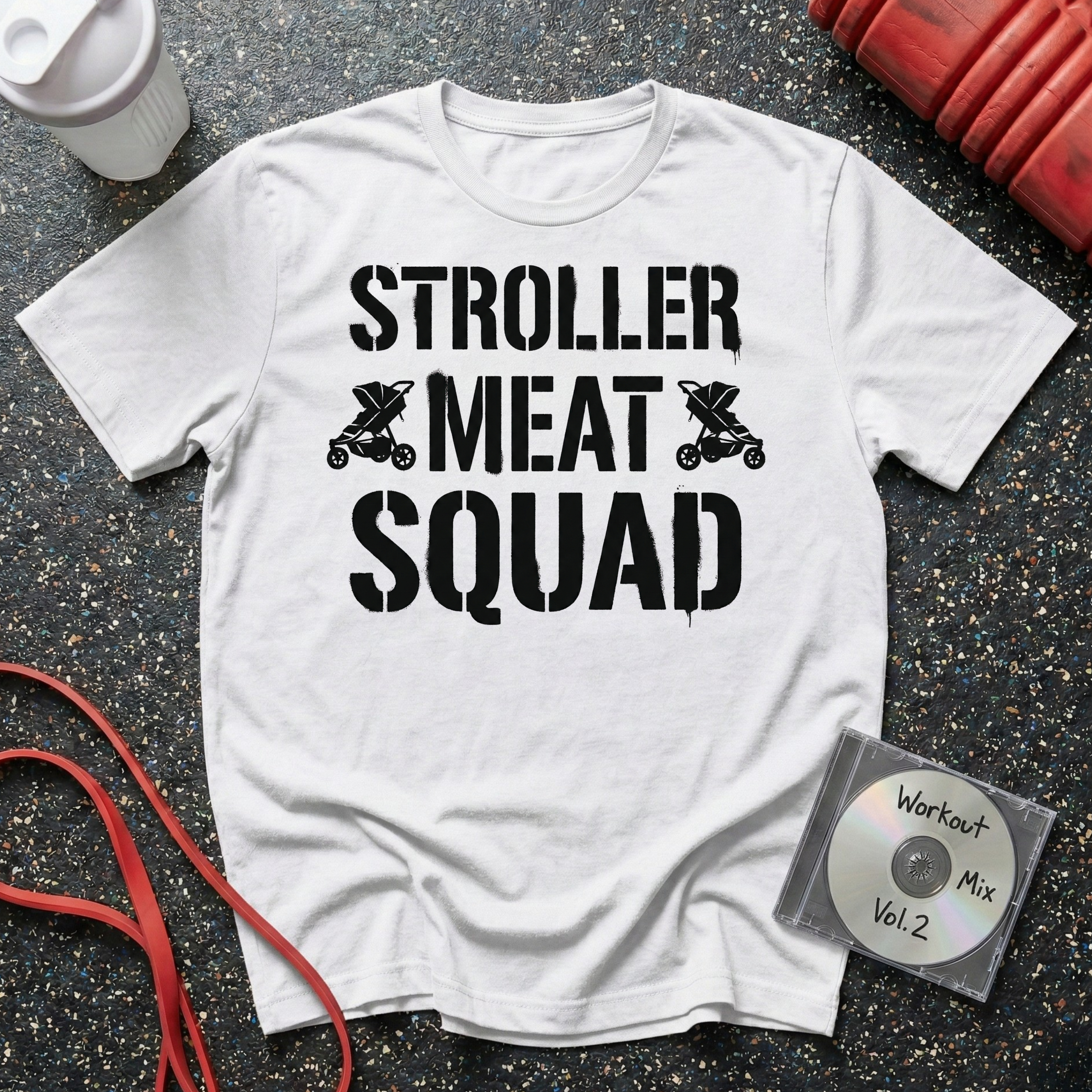 Stroller Meat Squad Small Graphics T-Shirt