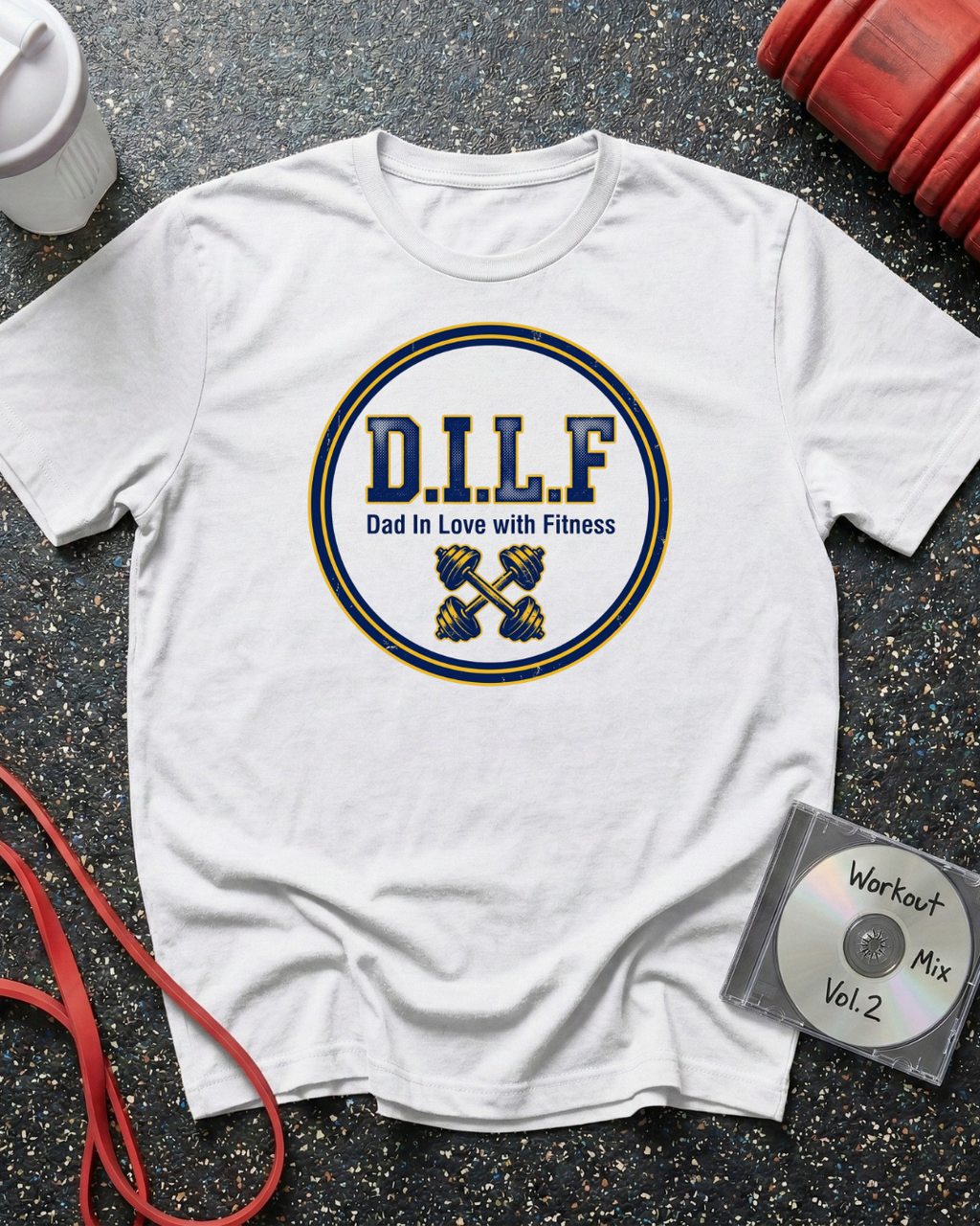 Dad In Love with Fitness T-Shirt