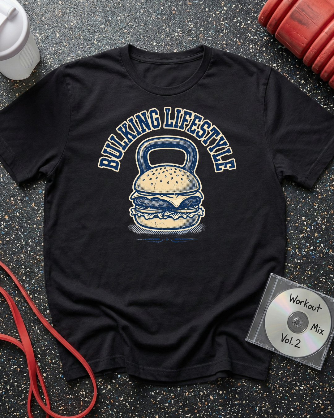 Bulking Lifestyle Kettle-Burger (Light) T-Shirt