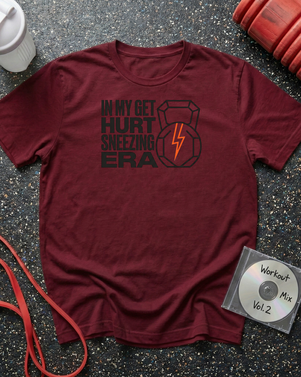 Get Hurt Sneezing Kettlebell T-Shirt