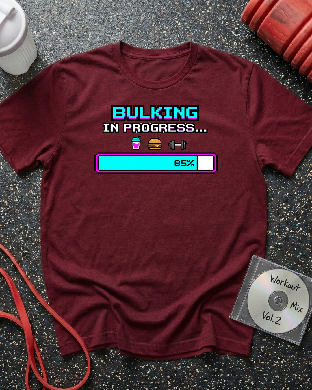 Bulking In Progress Status Bar T-Shirt